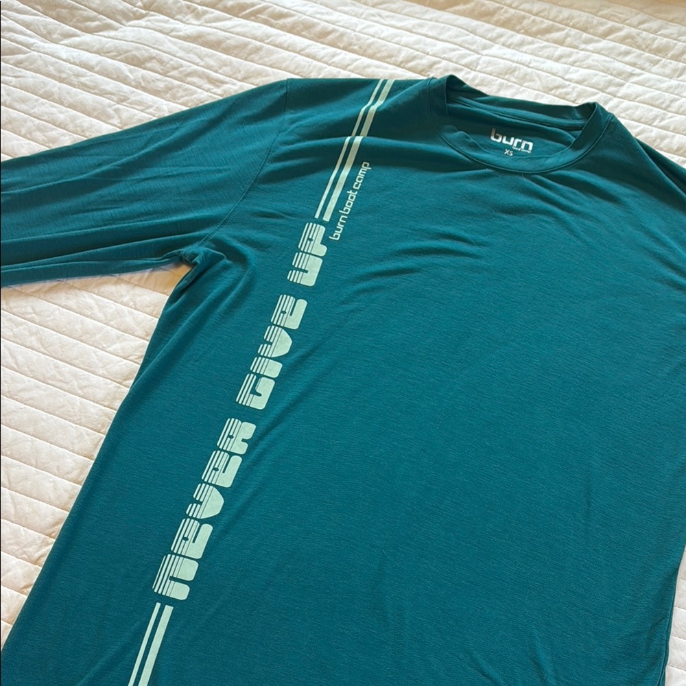 Never Give Up Burn Bootcamp Long Sleeve